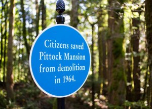 Pittock Mansion Signage - Mayer/Reed