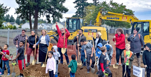 Mill Park Groundbreaking, Mayer/Reed